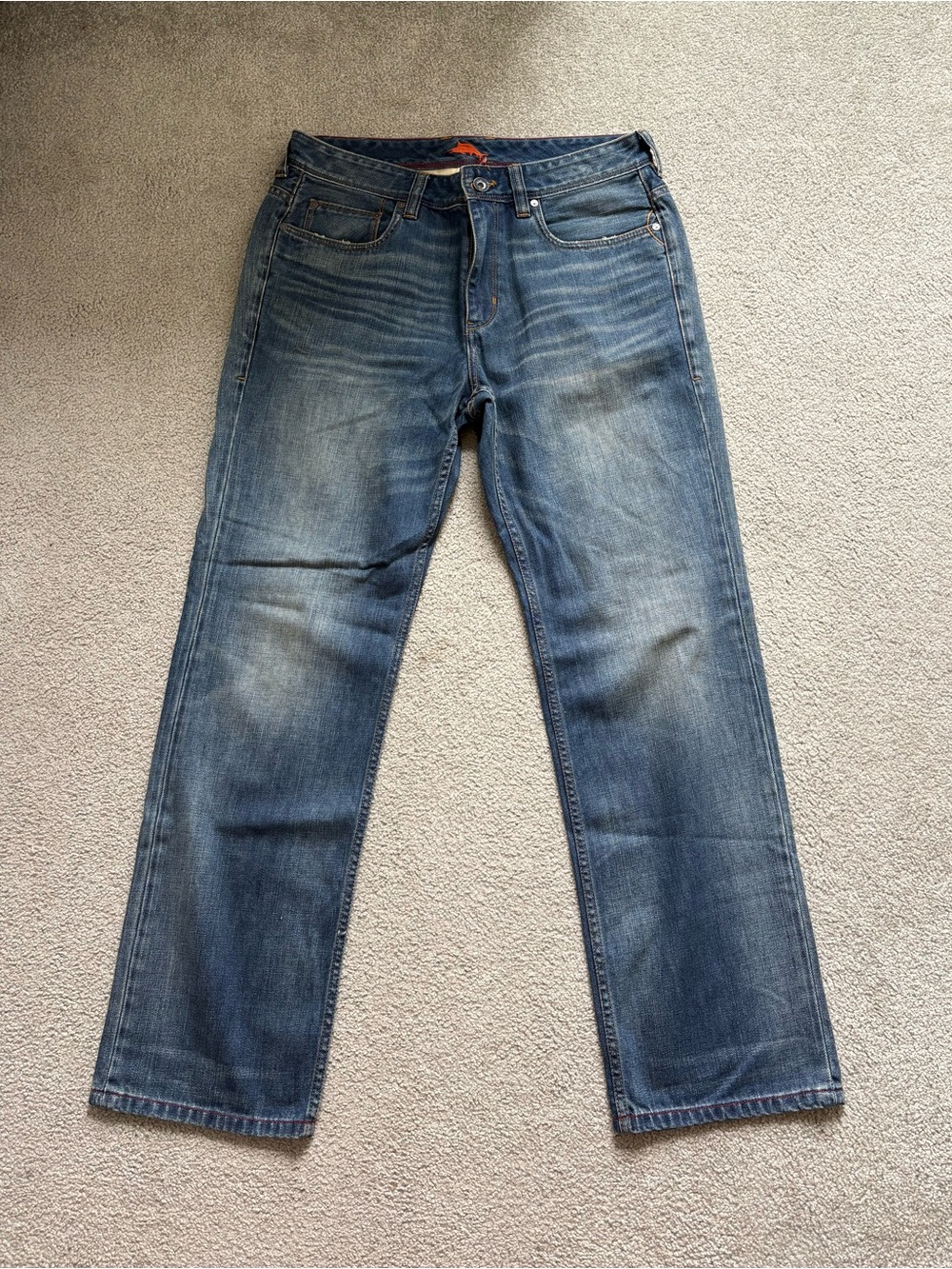 Tommy Bahama Blue Washed Men's Relaxed Jeans